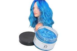 RUIBAVYA Hombres y Mujeres Cera Color Pelo Cera de Colores Para el PeloCera de Peinado Mate Coloración