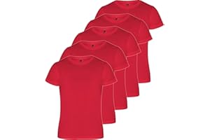 ROLY Camimera Lot de 5 t-Shirts de Sport Respirants pour Le Fitness ou la Course à Pied