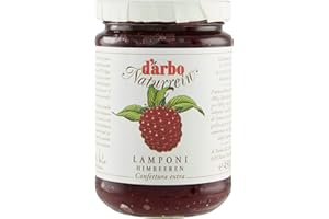 Darbo Marmellata di lamponi naturali extra, 450 g di vetro