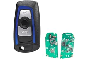 VAILIKEY 3 Buttons BMW Blue Remote Car Key Fob For BMW 1 2 3 4 SERIES F20 F22 F30 F31 F32 BDC/CAS4/CAS4 FEM 868MHZ