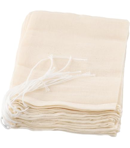 Chiffons Mousseline Cuisine 120x500cm – Étamine Coton Ultra Fin Non Blanchi, Filtre Fromage Yaourt Beurre, Réutilisable Égouttoir