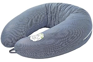 ‎SEI DESIGN sei Design Stillkissenbezug passend für Stillkissen, Bezug für Schwangerschaftskissen, Seitenschläferkissen 170 x 30 cm, mit Reißverschluss aus 100% Baumwolle, waschbar und Schadstofffrei