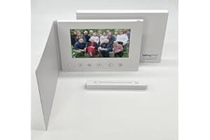 TALKING PRINT 7" IPS Video Brochure, A5 Soft Backed, Upload Your Own, IPS Screen, 4GB memory (4 hour run time) - TA01