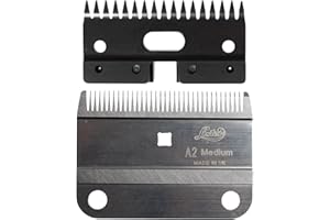 Lister A2/AC (Medium) Blade, Horse Clipper Blade, Equine & Livestock Clipping, General Grooming, Suitable for Horses & Livestock, Animal Clipper Blade, 35 Teeth, 2.5mm Cutting Length