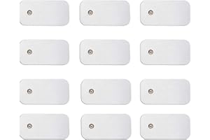 MEDFIT MED-FIT 5x10cm Flexi iSTIM 12 x 3.5mm Stud (tipo snap/boton) TENS Almohadillas autoadhesivas encajan con BEURER, SANITAS y VIRTUALMENTE todas las Maquinas de masaje TENS en Amazon