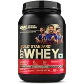 Optimum Nutrition (ON) RCB Limited Edition Gold Standard 100% Whey Protein Powder Double Rich Chocolate, 2 lb, 907 g, for Mus