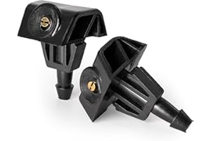 Click&Fit Boquillas Lavaparabrisas para Nissan X-Trail T31 T32 2007-2021, Juke 2010-2018, Note 2004-2011, Leaf Murano Tiida – Surtidores de Agua Limpiaparabrisas sustituye 289323JA0A, 289314BA0A