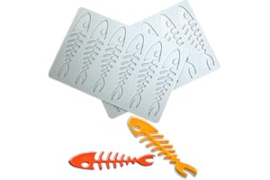 Auped Stampo Silicone Premium 2 Pezzi per Torte in Pizzo e Cioccolato - Stampi Lisca di Pesce per Dolci, Burro, Fondente, Zucchero | Alta Qualità, Antiaderente, Resistente al Caldo (YU)