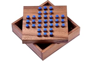 LOGOPLAY Solitaire | Jeu de Slot | Jeu de réflexion | Jeu d'énigmes | Jeu de Patience | Jeu de logique en Bois