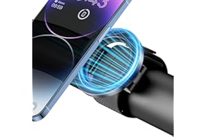 ALAFLY Magnetische Handyhalterung für Kinderwage Verstellbare Silikonbänder für Fahrrad, Mag-Safe Kompatibel mit iPhone 17/16/15/14/13/12 für Fahrradhalterung, Fitnessgeräte, Einkaufswagen