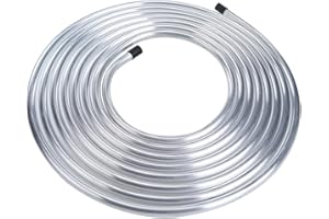 AC PERFORMANCE 5/16" Aluminum Fuel Line Hard Tube, 16 Feet Coil
