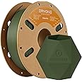 ERYONE Matte PLA Filament 1.75mm, 3D Printer PLA Matte Filament, +/-0.03mm, 1kg(2.2lbs)/Spool, Matte Olive Green