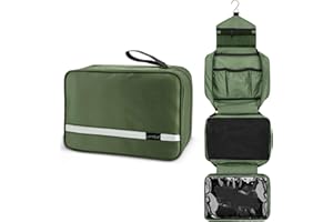 Neceser de Viaje, Neceser Maquillaje Grande para Hombre y Mujer, Carttiya Bolsa de Aseo Impermeable