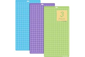 TXMYXGS Confezione Da 3 Tappetini Da Taglio Per Cricut Explore One/Air/Air 2/Maker, 61 X 30,5 Cm,Tappetino Da Taglio Per Quilting Variety Mats Per Cricut,Tappetino Da Taglio Per Lavori Artigianali,Autoadesivo