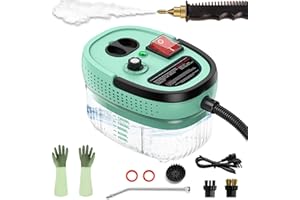 CAYAMA Steam Cleaner, 2500W High Pressure Steam Cleaner, 1200ml Portable Handheld Clean Steamers for Home use, High-Temperature Steamer Cleaner for Cleaning Car, Kitchen, Bathroom, Grout and Tile