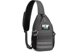 HALOVIE Anti Theft Crossbody Bag RFID Sling Backpack Lightweight Travel Hiking Shoulder Chest Bag Daypack for Men Women