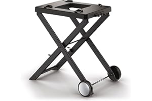 Ninja Woodfire Carrello Pieghevole per Barbecue Elettrico, Compatibile con barbecue da esterno (Serie OG700), Accessorio originale, Nero/Grigio XSKGRLLSTDEU