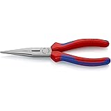 Knipex 26 12 200 Flachrundzange mit Schneide – Storchschnabelzange