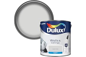 Dulux Walls & Ceilings Matt Emulsion Paint - Polished Pebble - 2.5L