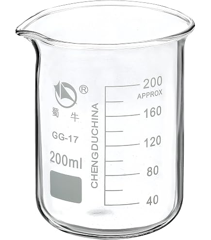 Rasotherm Bicchiere In Vetro Borosilicato 3.3 Con Beccuccio - 3000 Ml, Altezza 210 Mm, Trasparente
