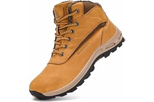 CYKYGGO Stivali Invernali Uomo Caldo Scarpe da Neve Caldo Impermeabile Antiscivolo Scarponcino Trekking