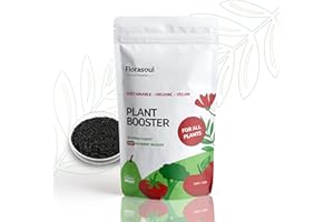 Florasoul Plant Booster Engrais Universel Bio Vegan Pour Croissance, Fleur et Vitalité Engrais Universels 100% Soluble Engrais Bio Inodore pour Jardin et Balcon 500g/350l