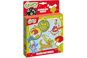 Totum The Grinch Diamond Paint Hangers, Green