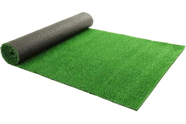 IDMarket - Gazon synthétique Artificiel 1x10 M 7 mm d'épaisseur pour Jardin et Balcon