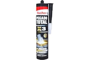 fischer adhesivos de montaje extrafuerte y agarre inmediato, Blanco, 290 ml