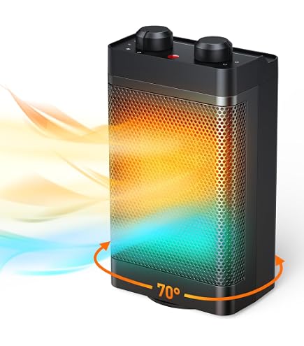 Imetec Compact Air Heizlüfter – 2000 Watt, Kompakt Mit Tragegriff, Thermostat & Frostschutz, Weiß