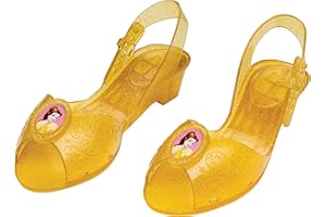 Disguise Disney Princesas, accesorio zapatitos de la Princesa Bella de Disney, con licencia oficial, ajuste cómodo y diseño detallado, talla mediana (11 a 12 años)