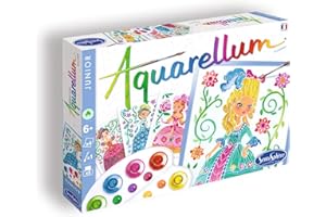 Sentosphère Aquarellum Junior: Księżniczki: 4 zdjęcia, które można pokolorować na 1000 sposobów