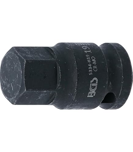 Proxxon Innensechskant Einsatz HX19 | 19 Mm, 1/2" Antrieb, 55 Mm Länge | Für Steckschlüssel Und Ratsche