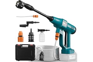 OHAISFELA Akku-Druckreinigerpistole für Makita-18V-Akkus, Akku-Druckreiniger für Mobile Reinigung und Bewässerung (ohne Ladegerät und Akkus)