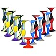 HugOutdoor 11 CM Large Size 12Pcs 4 Colour Suction Cup Dart Silicone Sucker Soft Darts Kids Sticky Toys Indoor Outdoor Sports Throwing Games