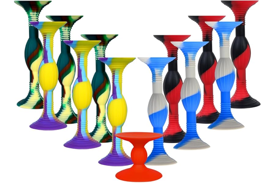 HugOutdoor 11 CM Large Size 12Pcs 4 Colour Suction Cup Dart Silicone Sucker Soft Darts Kids Sticky Toys Indoor Outdoor Sports Throwing Games