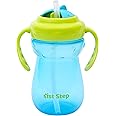 1ST STEP BPA Free Straw Sipper Cup with Twin Handle (Blue)