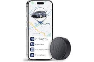 FLYIFE GPS Tracker for Car, Magnetic Mini GPS Real Time Car Locator,Long Standby,Portable Magnet Install, Real-Time Positioning Tracking Device for Car, Truck, Bicycle, Motorbike, Scooter