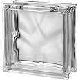 SEVES GLASSBLOCK Clear Wave Craft Glass Block (Transparent, Pack of 5)(Crafting Block)