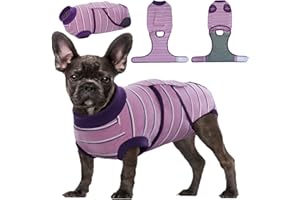 Kuoser Hundebody Nach Op, Hundebody Nach Kastration Rüde, Hundebody Nach Op Hündin,Atmungsaktive Body Hund Katzenbody Nach Op,Anti-Wundlecken Anzug Hund,E-Halsband Alternative Nach Hund Body Operation