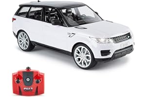 CMJ RC Cars™ Oficjalnie licencjonowany pilot Range Rover Sport w skali 30 cm 1:14 w kolorze białym