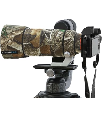 ROLANPRO Lens Camouflage Coat Rain Cover for Canon EF 100 400mm f4.5 5.6 L IS USM Lens Sleeve