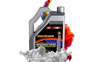 PROPULSION LIFE Smoke Fluid, a lunga durata, ad alte prestazioni, 4L, liquido per nebbia ad alta densità, inodore, liquido per DJ, palcoscenico, Halloween, matrimoni, feste