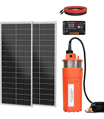 DCHOUSE Pompe De Cale Électrique 1100 GPH 12V DC - Pompe Submersible Robuste Pour Bateau, Camping-Car, Bassin Et Piscine