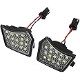 X AUTOHAUX 1 Pair Side Mirror Puddle Light LED Lamp White for Jaguar XE RANGE