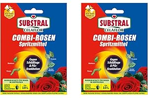 EVERGREEN GARDEN CARE DEUTSCHLAND GMBH 2 Stück 1 x 15 + 2 x 4 ml SUBSTRAL CELAFLOR ® - CELAFLOR COMBI-ROSEN SPRITZMITTEL