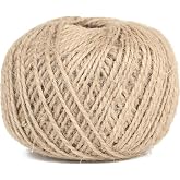 AmbaRope J&uuml;t İpi Hasır ipi Kırnap İpi Kendir İpi Keten İpi - S&uuml;sleme Hobi El İşi J&uuml;t ip Hasır İp (1 mm 1 Adet, metre, 100)