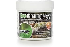 SaltyShrimp Bee Shrimp Mineral GH+ | 230g - Sel minéral, spécialement conçu pour Les crevettes Abeilles, bourdons et Tigres. Augmentation de la dureté Totale de l'eau