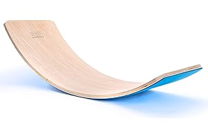 Erin - Balance Board in legno di betulla sostenibile per bambini e adulti – Balance Board per allenamento motorio con o senza feltro retro – Tavola oscillante per allenamento di equilibrio