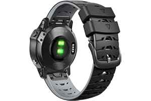NotoCity 22 mm Quick Fit pasek do zegarka Garmin Fenix 6 / Fenix 7 / Fenix 5 / Fenix 6 Pro / Fenix 5 Plus silikonowy pasek zapasowy